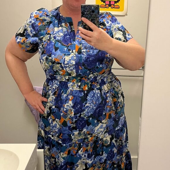 Anthropologie The Somerset Maxi Dress 1X - Picture 4 of 10